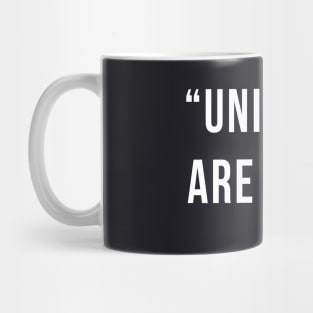 Mens Unisex Unicorns Are Lame Sizes Sm Med Skip Whistle Unicorn Mug